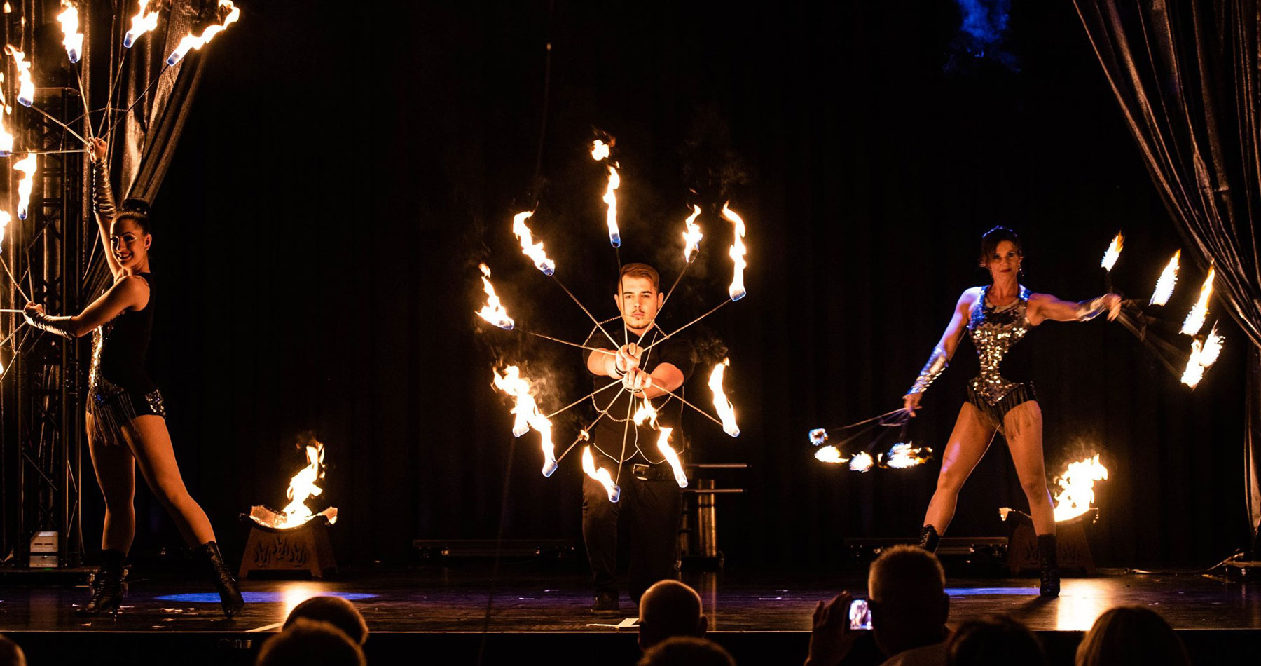 fire performers corporate event